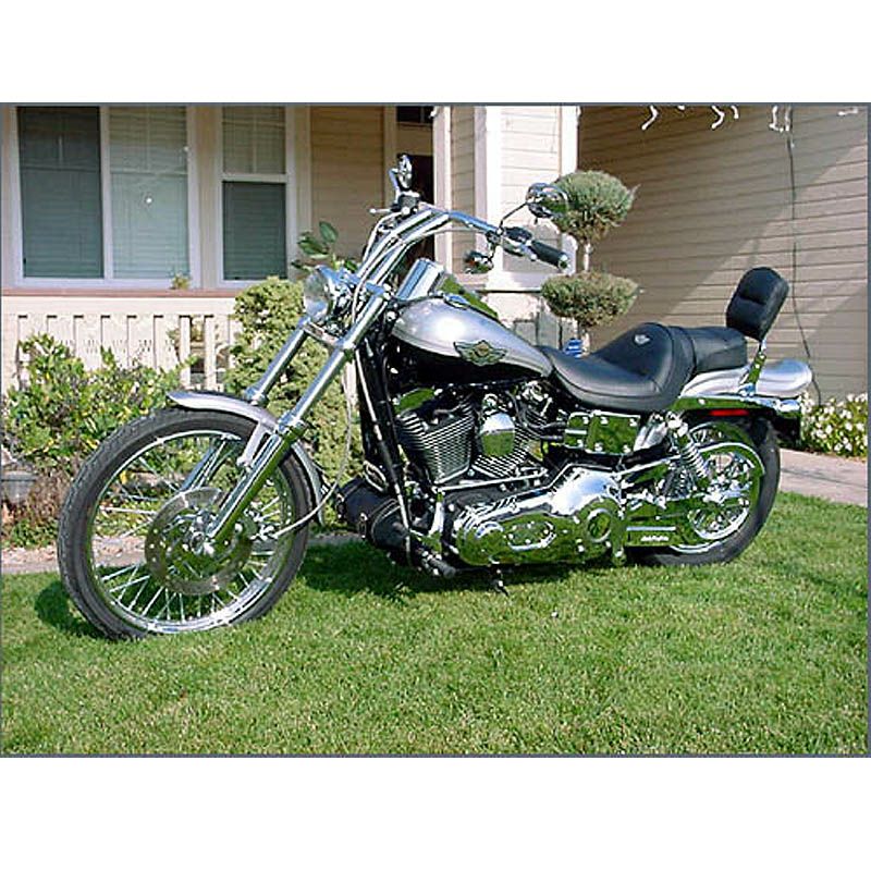 Wild 1 Chubbys Drag Bars ハンドル 10インチ クローム |ハーレー 