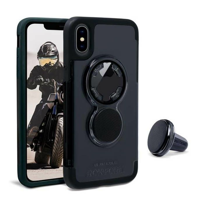 ROKFORM i-Phone X/XS クリスタルケース ブラック-01
