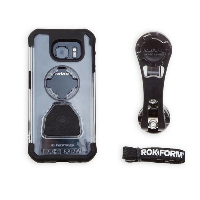 ROKFORM ハンドルバーマウント・セット Galaxy S6 クリスタル・クリアケース-01