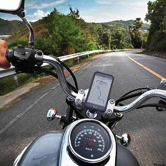 ROKFORM ビレット スマートフォン ハンドルバーマウント GalaxyS5-02