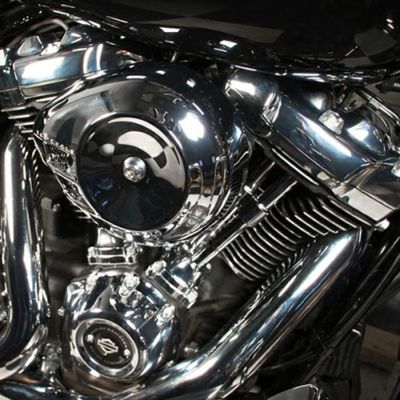 S&S ステルスエアクリーナー クローム エアストリームカバー