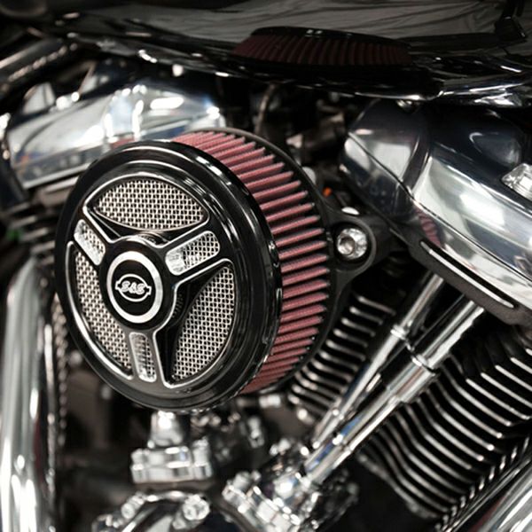 全国送料無料の通販 S&S ステルスエアクリーナーカバーTRI-SPOKE パーツ