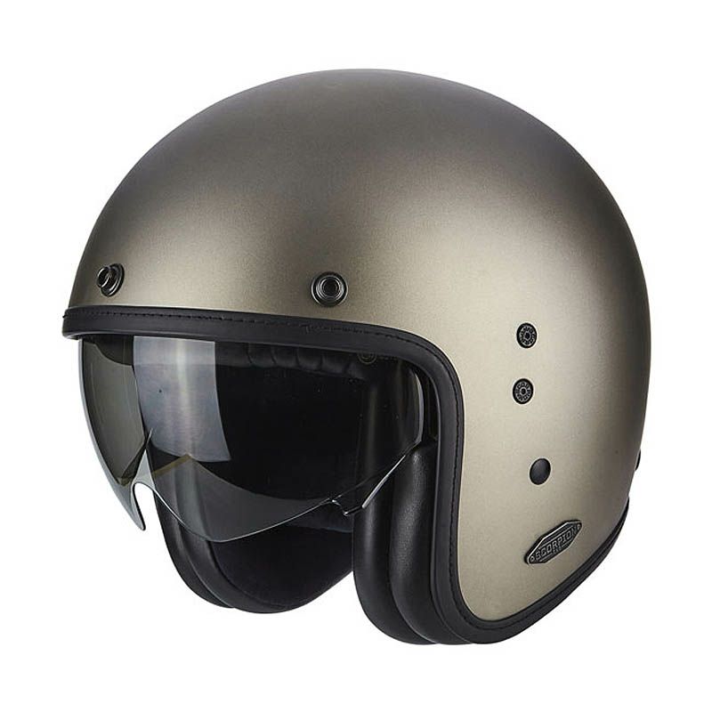 SCORPION Belfast ジェットヘルメット solidチタン-01