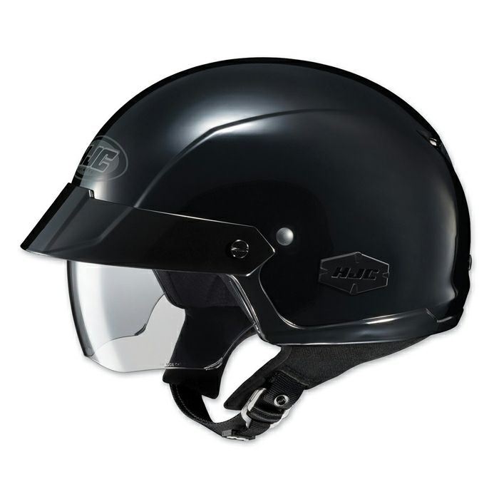 HJC ISクルーザー ハーフヘルメット　ソリッドブラック-01