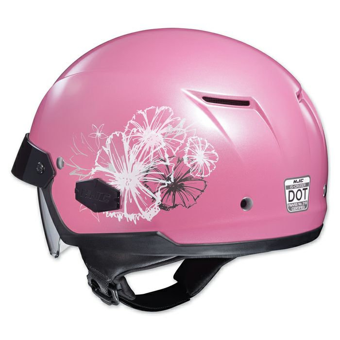 HJC ISクルーザー ブロッサム ハーフヘルメット　ピンク-02