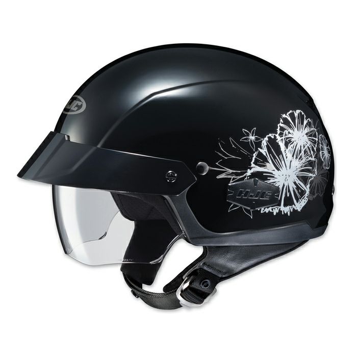 HJC ISクルーザー ブロッサム ハーフヘルメット　ブラック-01