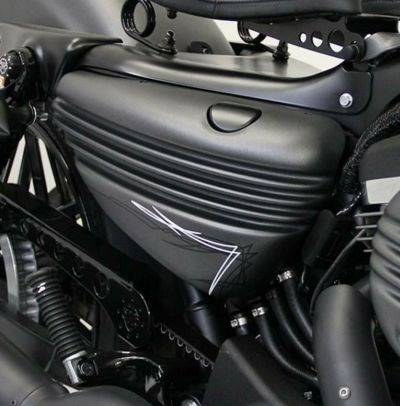 【セール】Cult Werk スポーツスター22013以前用ボバーサイドカバー　無塗装 左右セット 