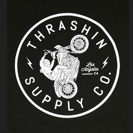 Thrashin Supply　クルーネックスウェット　「Wheelie」-03
