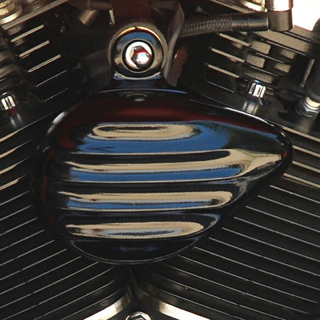 クロームドーム レトロホーンカバー グロスブラック-01