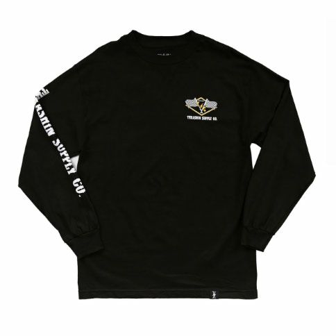 Thrashin Supply　チェッカーフラッグロングスリーブ-01