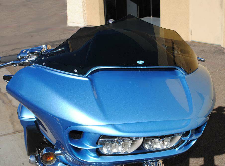 Dirty Bird Concepts　Razor Transparent　ロードグライド　ウィンドシールド　9インチ-02