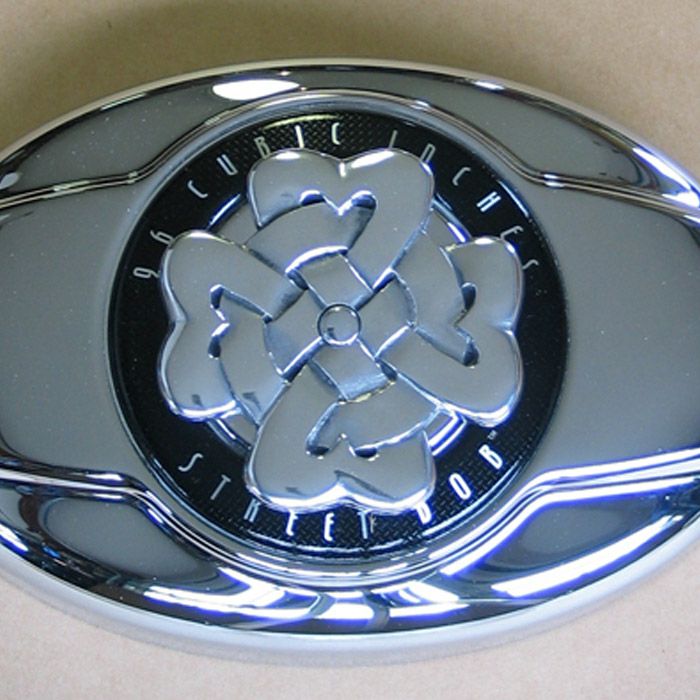 クロームドーム セルティックノット エアクリーナーインサート　ポリッシュ-01