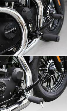 キジマ アルミブレーキアーム　フォワードコントロール車用　ブラック-02