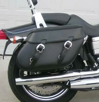 LEATHER PROS 本革デタッチャブル・サドルバッグ　ダイナ用（左右セット）-03