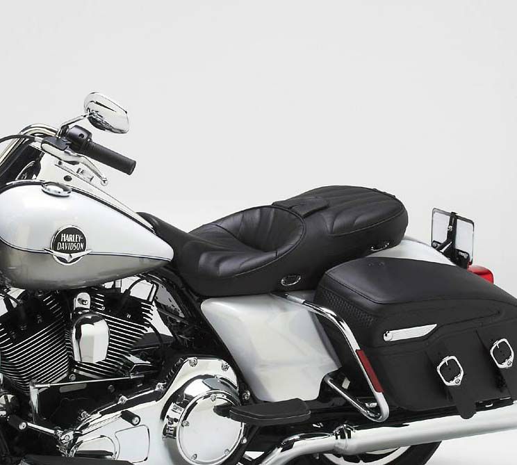 コルビン デュアル・ツアーサドル ブラック 09～18ロードキング-01