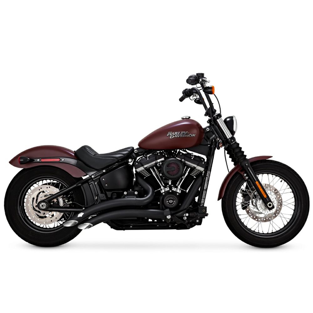 Vance&Hines（バンス＆ハインズ） ビッグラディウス 2-into-2 ブラック ソフテイル-02