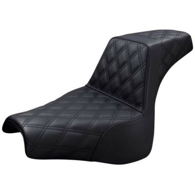 SaddleMen　フロント＆リア　LS-ステップアップシート　ブラック