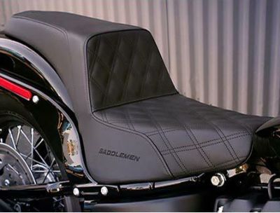 SaddleMen　フロント　LS-ステップアップシート　ブラック FXBB/S、FXST