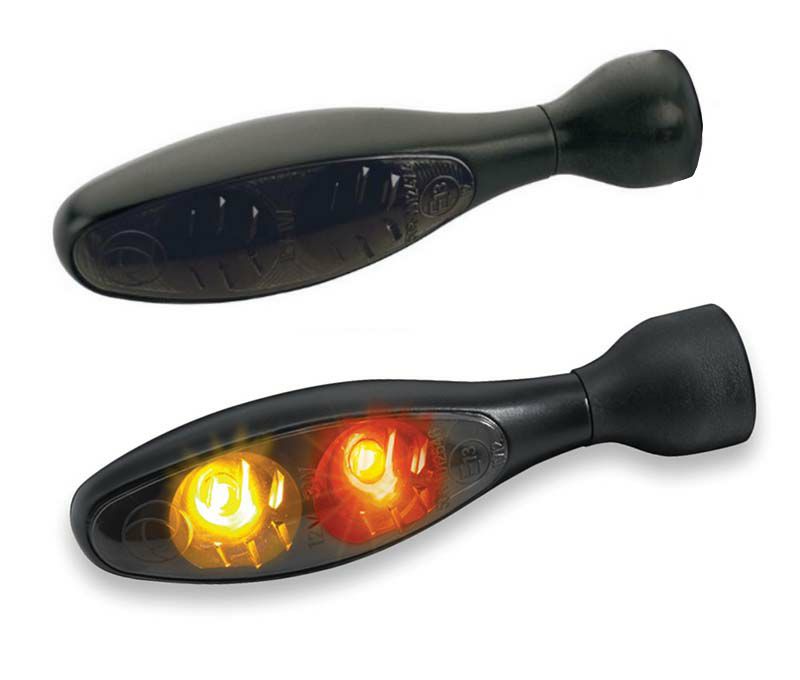 クリアキン Kellermann マイクロ1000DF ダーク・ウインカー/STOPライト リア用 ブラック ハーレーパーツ専門店 HDパーツ