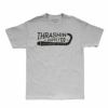Thrashin Supply　エキゾーストTシャツ　グレー-01