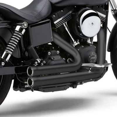 COBRA　909 Speedster ショートマフラー ブラック 12-17 ダイナ