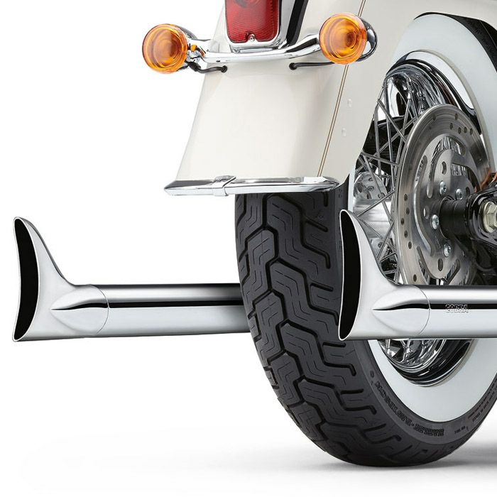 COBRA　BAD HOMBRE デュアルフィッシュテールマフラー 97-06 Softail-02