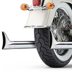 COBRA　BAD HOMBRE デュアルフィッシュテールマフラー 07-11 ソフテイル