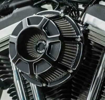 アレンネス インバーテッド エアクリーナー Bevelled ブラック スポーツスター