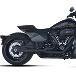 Two Brothers Racing Megaphone GenⅡ フルエキゾースト・マフラー ブラック クルーザー FLFB FXBR FXDRS
