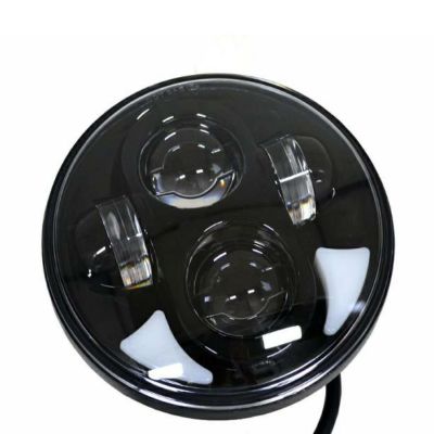 WMW プロジェクターLED 5-3/4インチ・ヘッドライト　ブラック