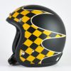 GREASER スモールヘルメット CHECKER　マットブラック-02