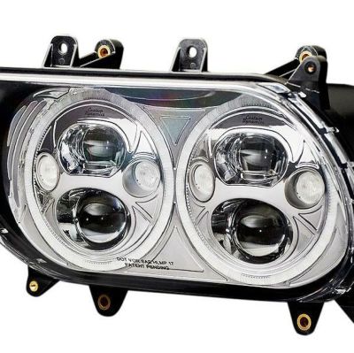 Custom Dynamics LED デュアルヘッドライト　クローム