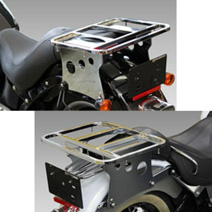 キジマ デタッチャブルマウントキャリア クローム 13～17 FLSTF/B、2005～2017 FLSTN、2013～2017 FXSB-02