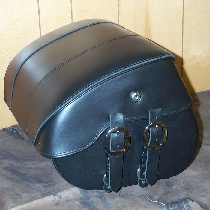 Leather Pros トランク バッグ ラージ プレーン-01