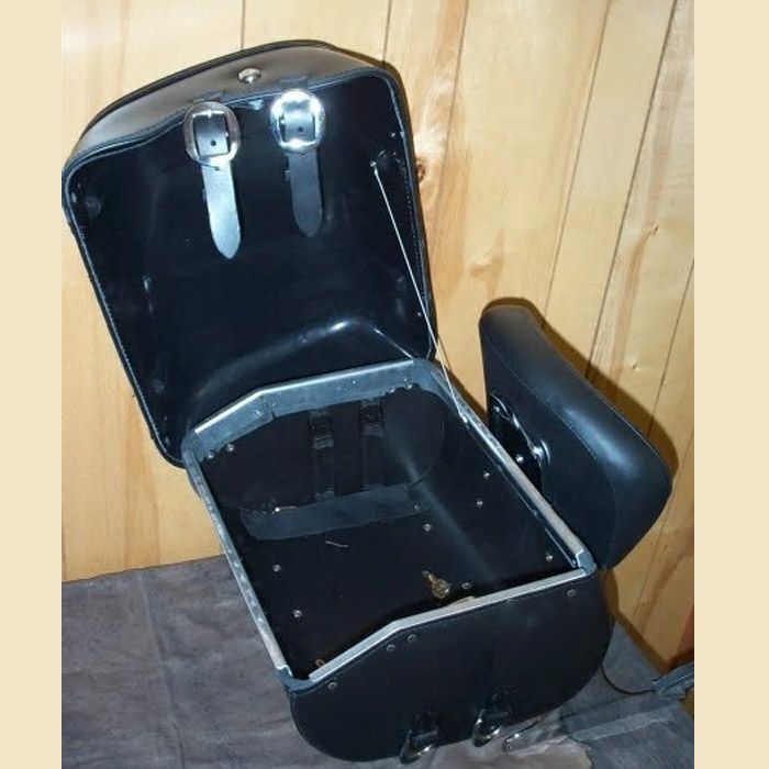 Leather Pros トランク バッグ ラージ プレーン-02