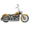 BASSANI True Duals 1-7/8インチ径 フィッシュテールマフラー 30インチ-03