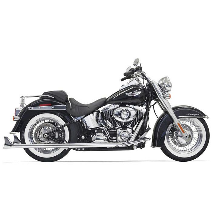 BASSANI True Duals 1-7/8インチ径 フィッシュテールマフラー 33インチ-01