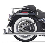 BASSANI True Duals 1-7/8インチ径 フィッシュテールマフラー 33インチ