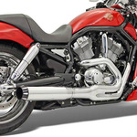 BASSANI Road Rage-2 B1 パワーエキゾーストシステム クローム 2003～2006 VRSCA、VRSCB