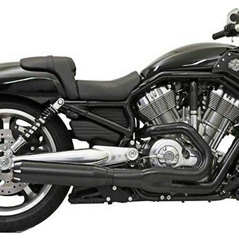 BASSANI Road Rage-2 B1 パワーエキゾーストシステム ブラック 2007 
