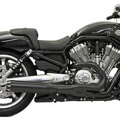 BASSANI Road Rage-2 B1 パワーエキゾーストシステム ブラック 2007～2017 V-ROD