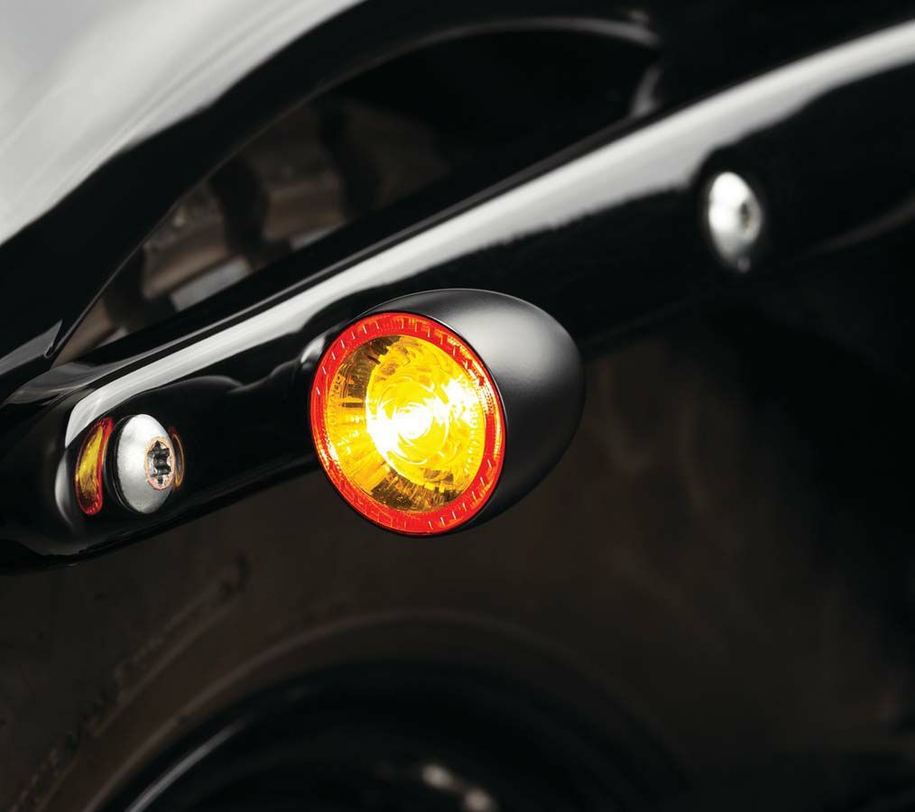 ハーレー、ウインカー一体型テールライト