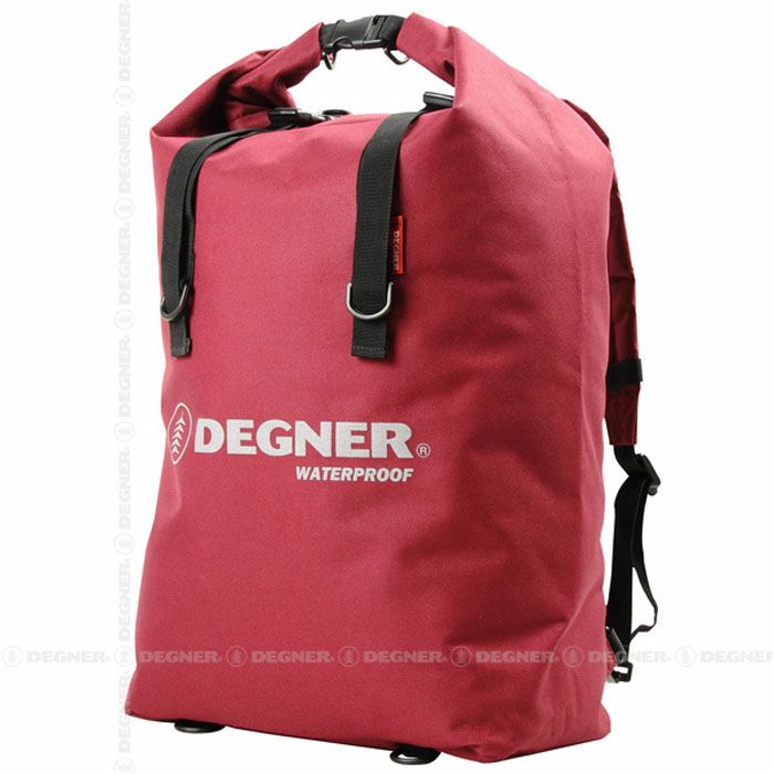 デグナー リフレクター付レインバッグ　ワイン-01