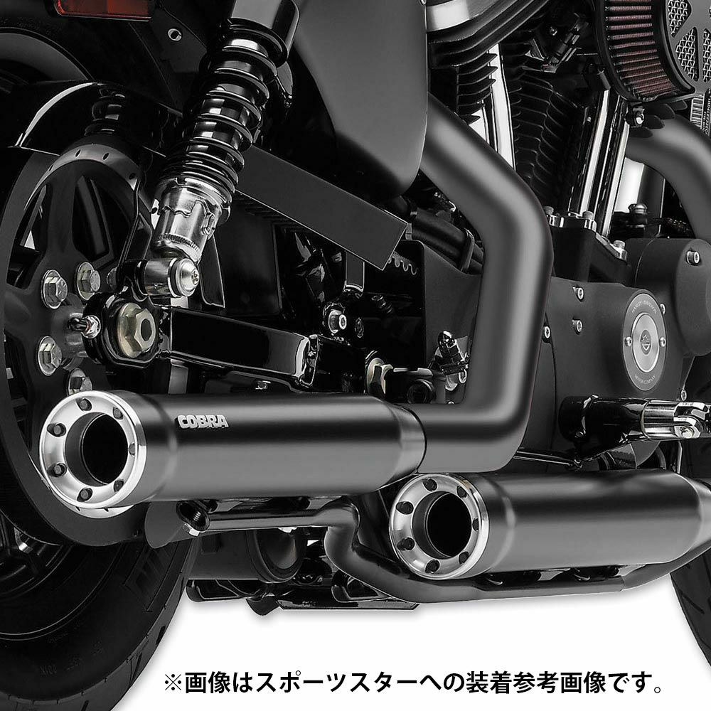 COBRA ネイバーヘイター 3インチ スリップオン・マフラー ブラック 