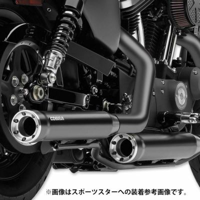 COBRA　3インチ　スリップオンマフラー　RPT　ブラック　1995～2017 ダイナ