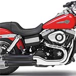 COBRA　3インチ　スリップオンマフラー　RPT　ブラック　FXDF、FXDWG、FXDLS