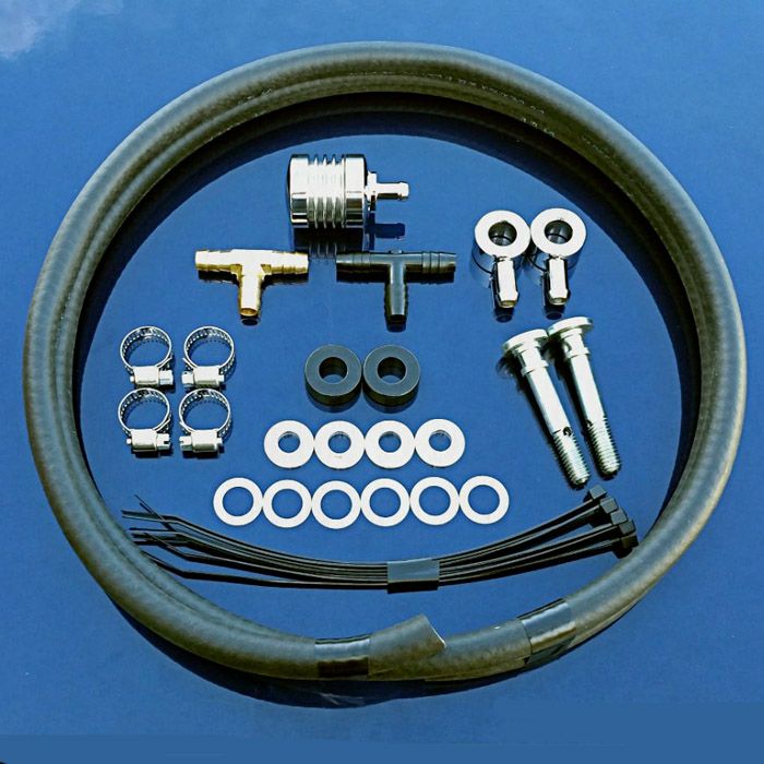 DK-Custom アレンネス Inverted エアクリーナー用 ブリーザーキット(キャッチタンク使用)-01