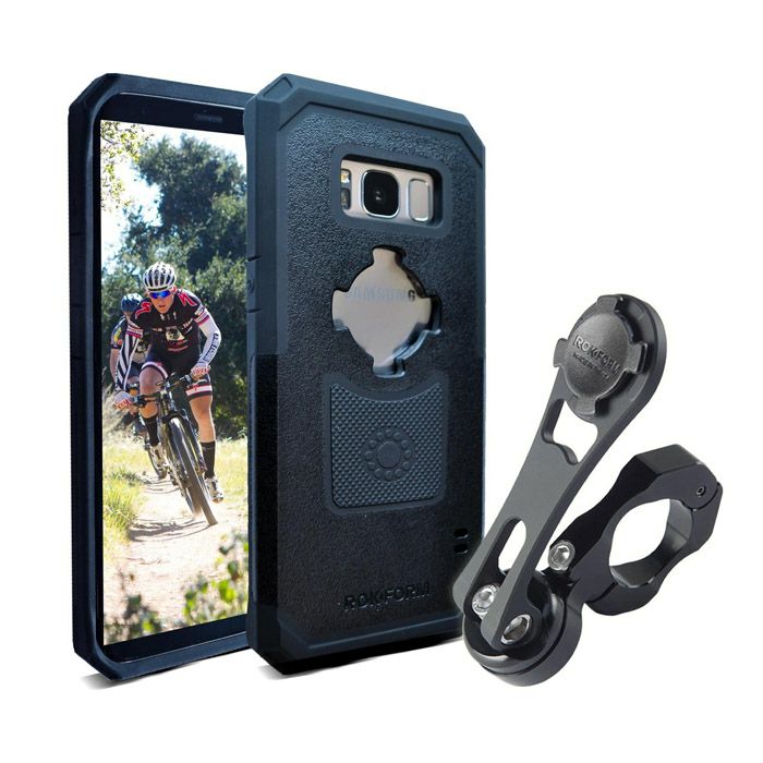 ROKFORM プロシリーズ モーターサイクルハンドルバーマウントキット Galaxy S8用-01