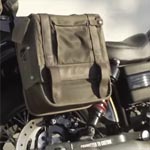 BURLY　Voyager デタッチャブル・サドルバッグ　ダークオーク