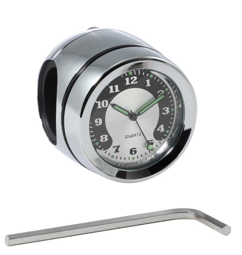 DRAG SPECIALTIES　1インチバー用　バーマウント時計-01